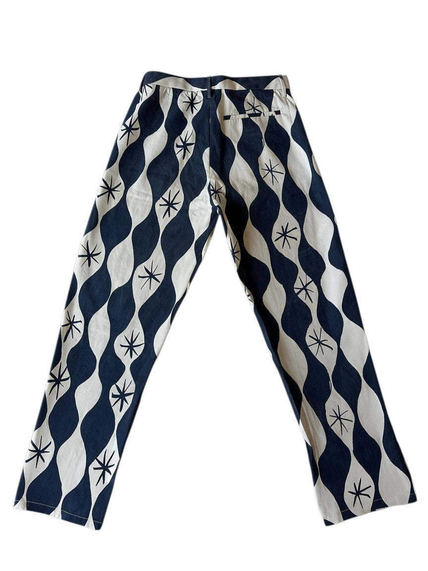 Wavy Printed Trousers