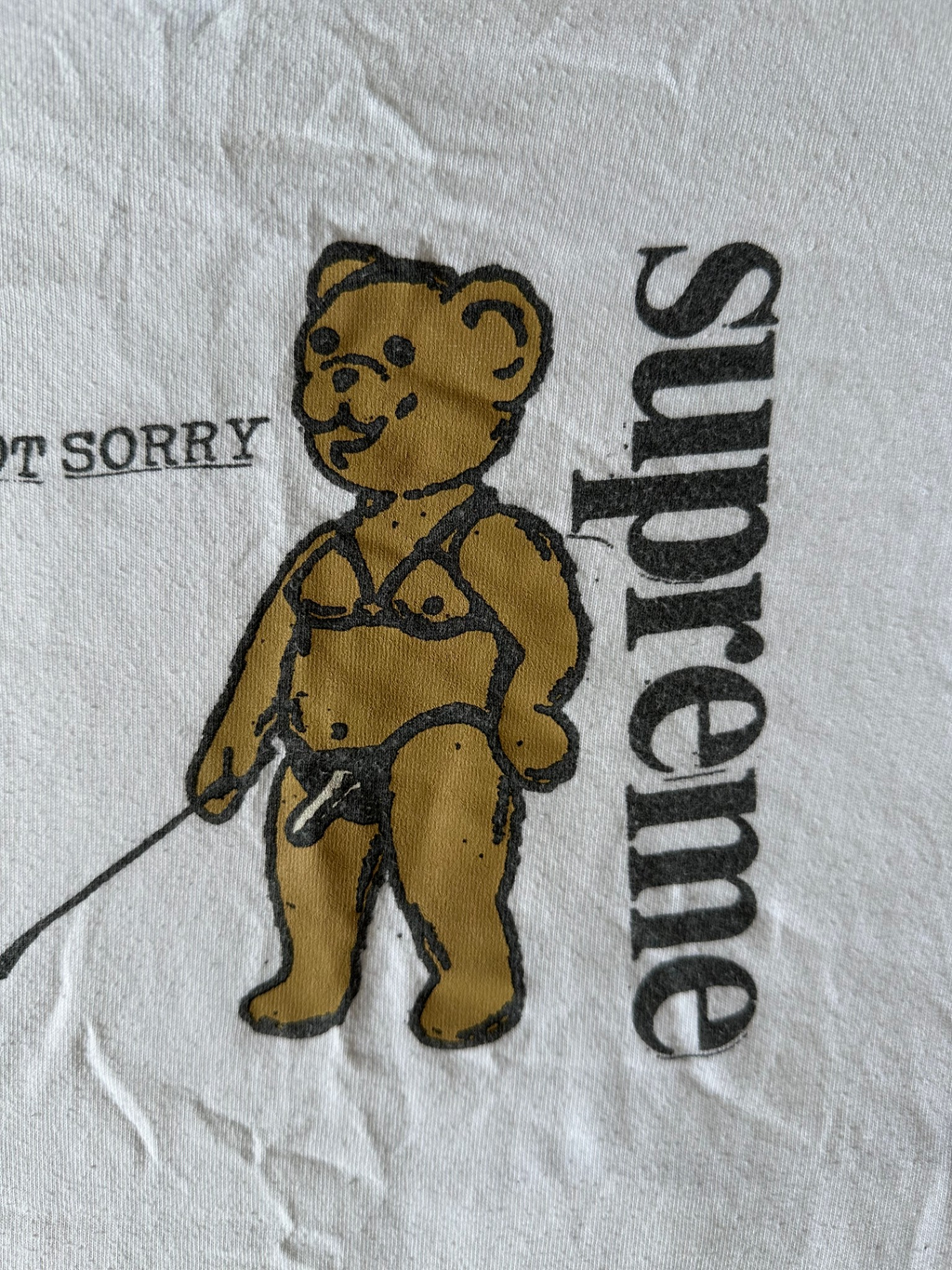 Supreme "Not Sorry" Tee