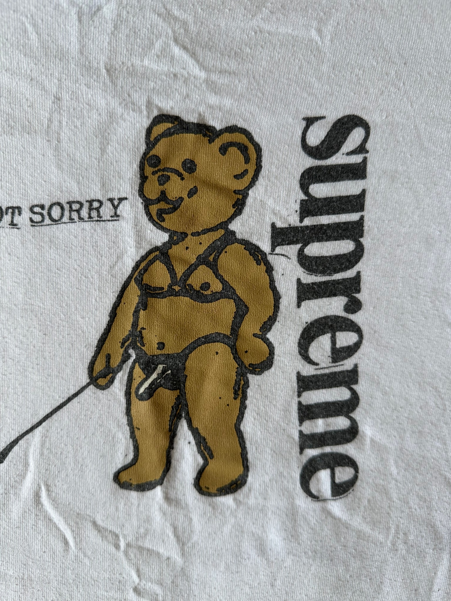 Supreme "Not Sorry" Tee