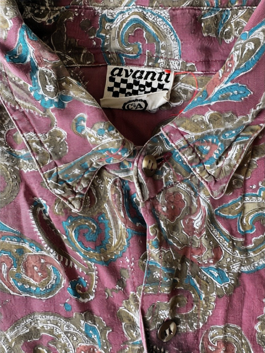 Vintage Avanti Paisley Shirt