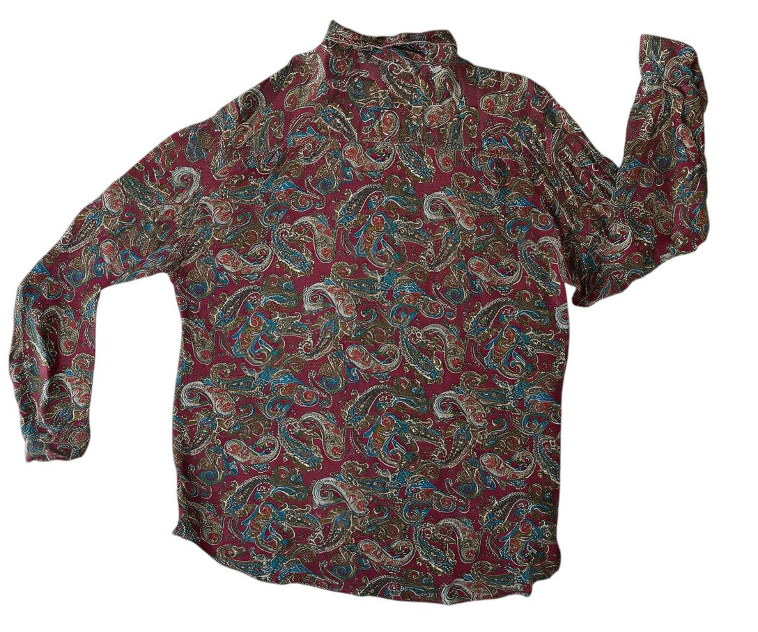 Vintage Avanti Paisley Shirt
